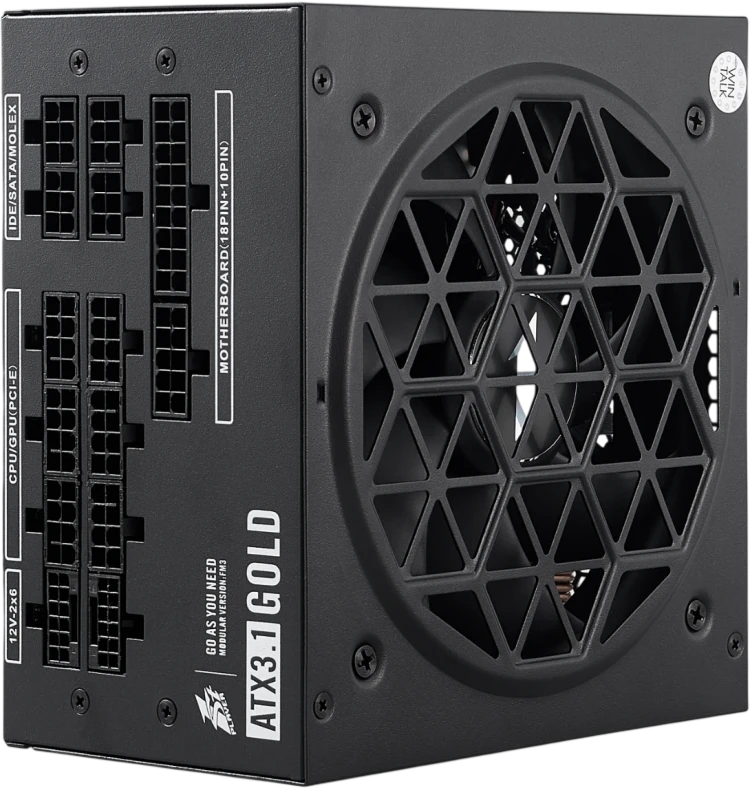 Блок питания 1STPLAYER 1200W NGDP GOLD Black (HA-1200BA4) 16 Pin (PCIe 5.1 Connector Cable Details)