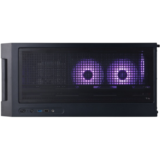 Компьютерный корпус 1STPLAYER AU6 ARGB Black (AU6-BK-2FA7-14-2FA7R-1FA7)