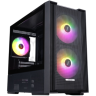 Компьютерный корпус 1STPLAYER AU6 ARGB Black (AU6-BK-2FA7-14-2FA7R-1FA7)
