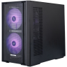 Компьютерный корпус 1STPLAYER AU6 ARGB Black (AU6-BK-2FA7-14-2FA7R-1FA7)