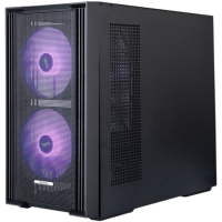 Компьютерный корпус 1STPLAYER AU6 ARGB Black (AU6-BK-2FA7-14-2FA7R-1FA7)