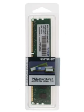 Оперативная память 4 Gb 1600 MHz PATRIOT SL (PSD34G16002)