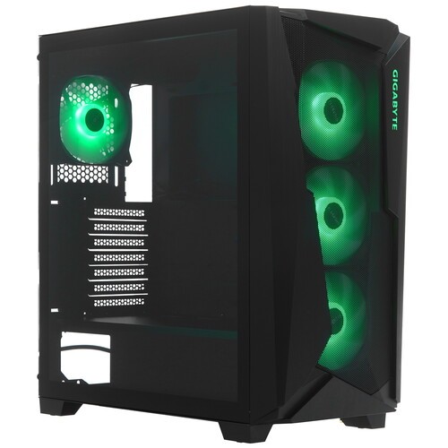 Компьютерный корпус Gigabyte C301 Glass TG Black GB-C301G