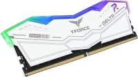 Оперативная память 32 Gb 6600 MHz Team Group T-FORCE DELTA RGB White (FF4D532G6600HC34DC01)