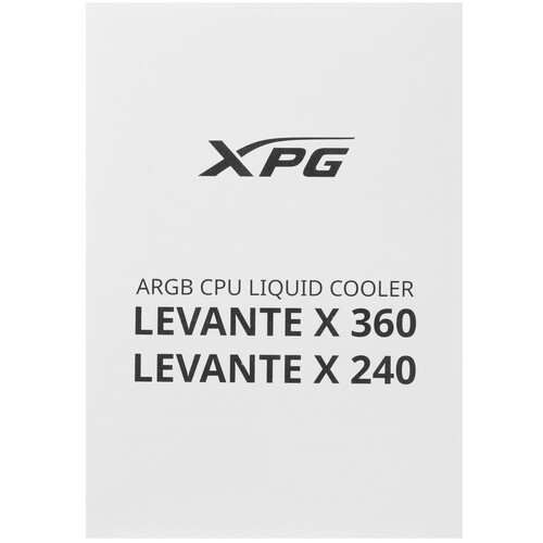 Система жидкостного охлаждения для процессора ADATA XPG Levante X 360 RGB Black LEVANTEX360-BKCWW