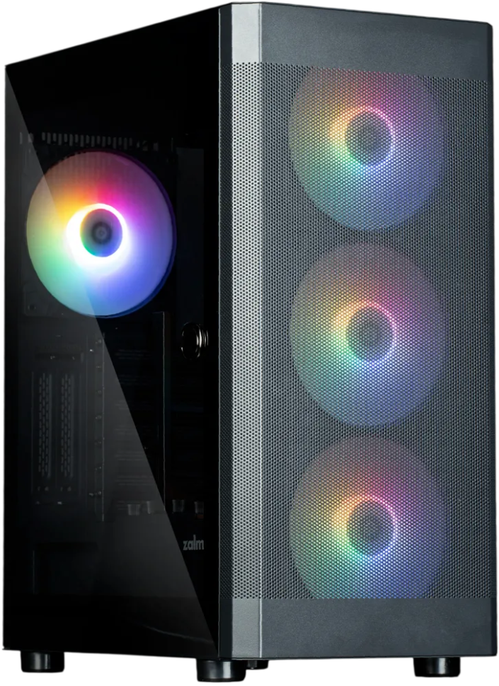 Компьютерный корпус Zalman I4 TG FRGB Black