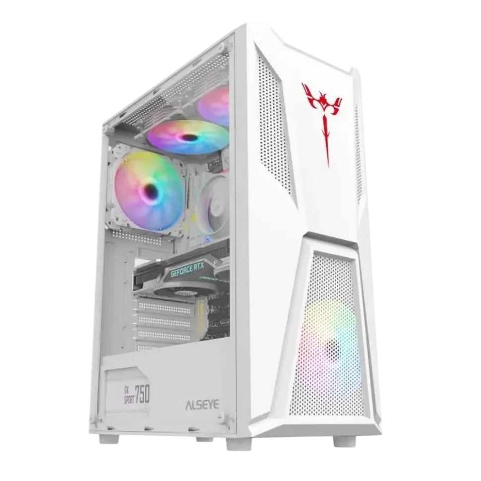 Компьютерный корпус ALSEYE TG White (305-2/W)