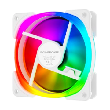 Вентилятор для корпуса Powercase (CM21-14W ARGB) White