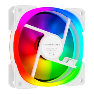 Вентилятор для корпуса Powercase (CM21-14W ARGB) White