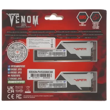 Оперативная память 32 Gb 5600 MHz PATRIOT VIPER VENOM (PVV532G560C36K)