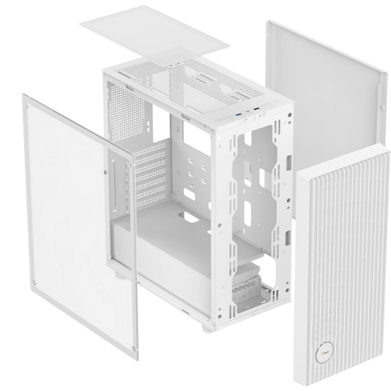 Компьютерный корпус Ocypus Gamma C70 WH ARGB White (Gamma-C70-WHG400XX-GL)