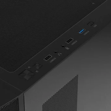 Компьютерный корпус 1STPLAYER PROSTATION 8 MAX Black (PS8MX-BK-4F)