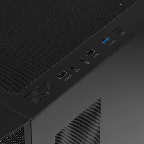 Компьютерный корпус 1STPLAYER PROSTATION 8 MAX Black (PS8MX-BK-4F)