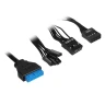 Компьютерный корпус 1STPLAYER PROSTATION 8 MAX Black (PS8MX-BK-4F)