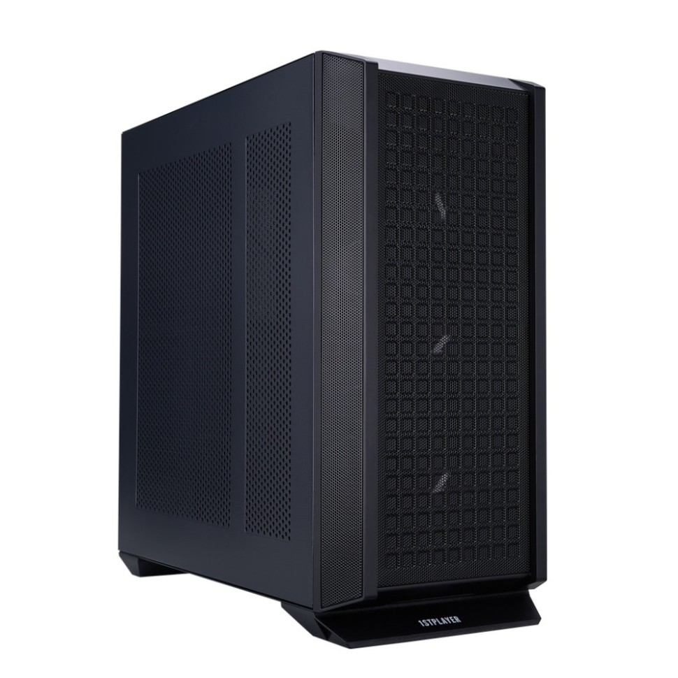 Компьютерный корпус 1STPLAYER PROSTATION 8 MAX Black (PS8MX-BK-4F)