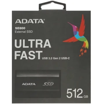 Внешний SSD ADATA XPG 512 Gb SE800 EXTERNAL Black ASE800-512GU32G2-CBK