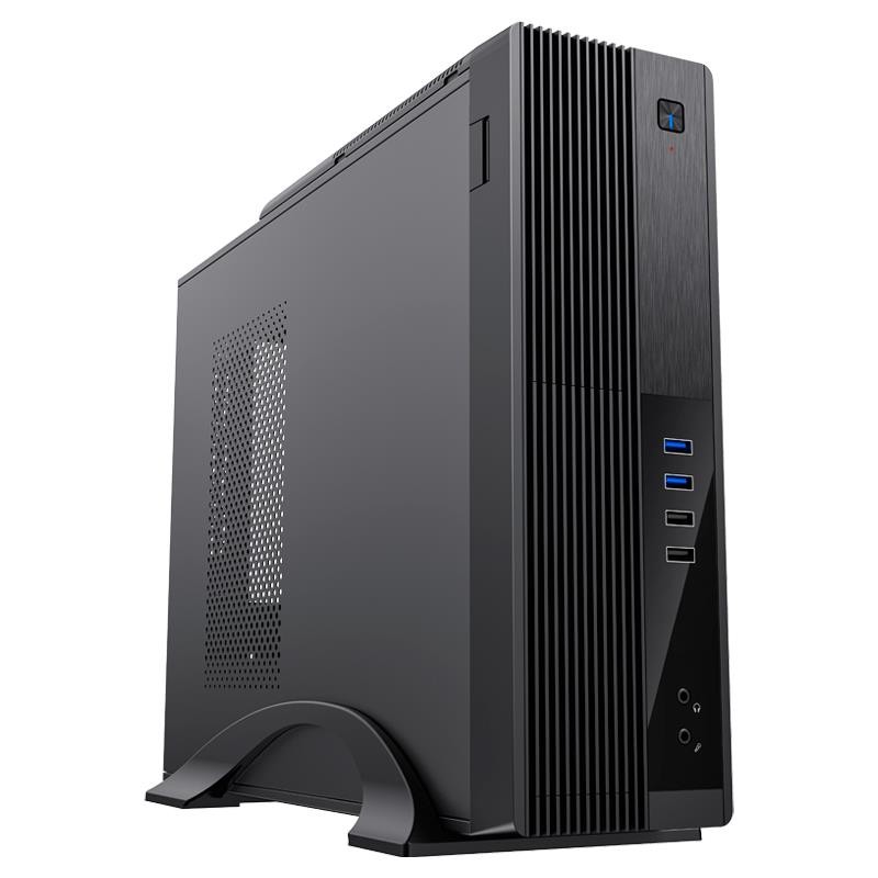 Компьютерный корпус Powerman DESKTOP SLIM 80+ BRONZE ST616BK/6151106 230W