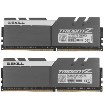 Оперативная память 16 Gb 3600 MHz G.Skill TRIDENT Z Silver-White (F4-3600C16D-16GTZSW)