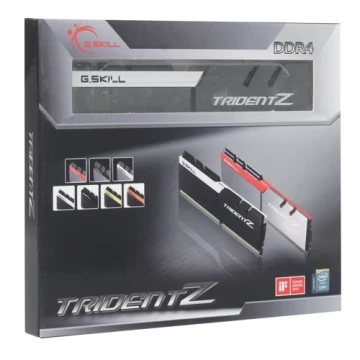 Оперативная память 16 Gb 3600 MHz G.Skill TRIDENT Z Silver-White (F4-3600C16D-16GTZSW)