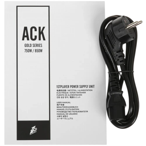 Блок питания 1STPLAYER 850W ACK GOLD  Black (HA-850BA2-BK) 16 Pin (PCIe 5.0 Connector Cable Details)