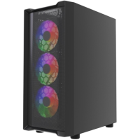 Компьютерный корпус Powercase Mistral EA19 TG ARGB Black (CMAEA19-A4)