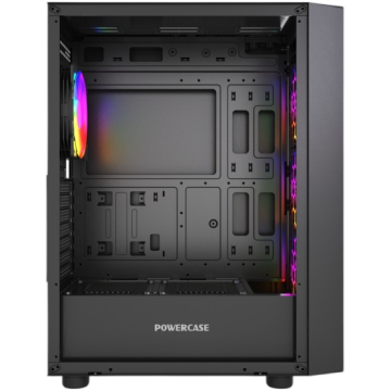 Компьютерный корпус Powercase Mistral EA19 TG ARGB Black (CMAEA19-A4)