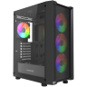 Компьютерный корпус Powercase Mistral EA19 TG ARGB Black (CMAEA19-A4)