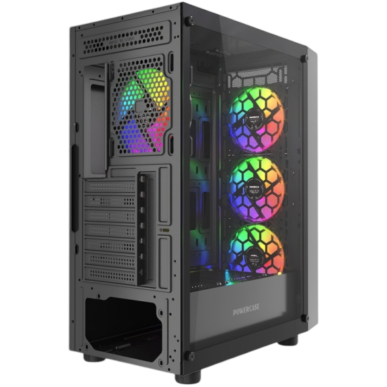 Компьютерный корпус Powercase Mistral EA19 TG ARGB Black (CMAEA19-A4)