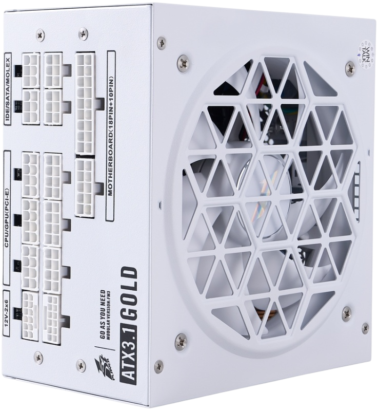 Блок питания 1STPLAYER 1200W NGDP GOLD White (HA-1200BA4-WH) 16 Pin (PCIe 5.1 Connector Cable Details)