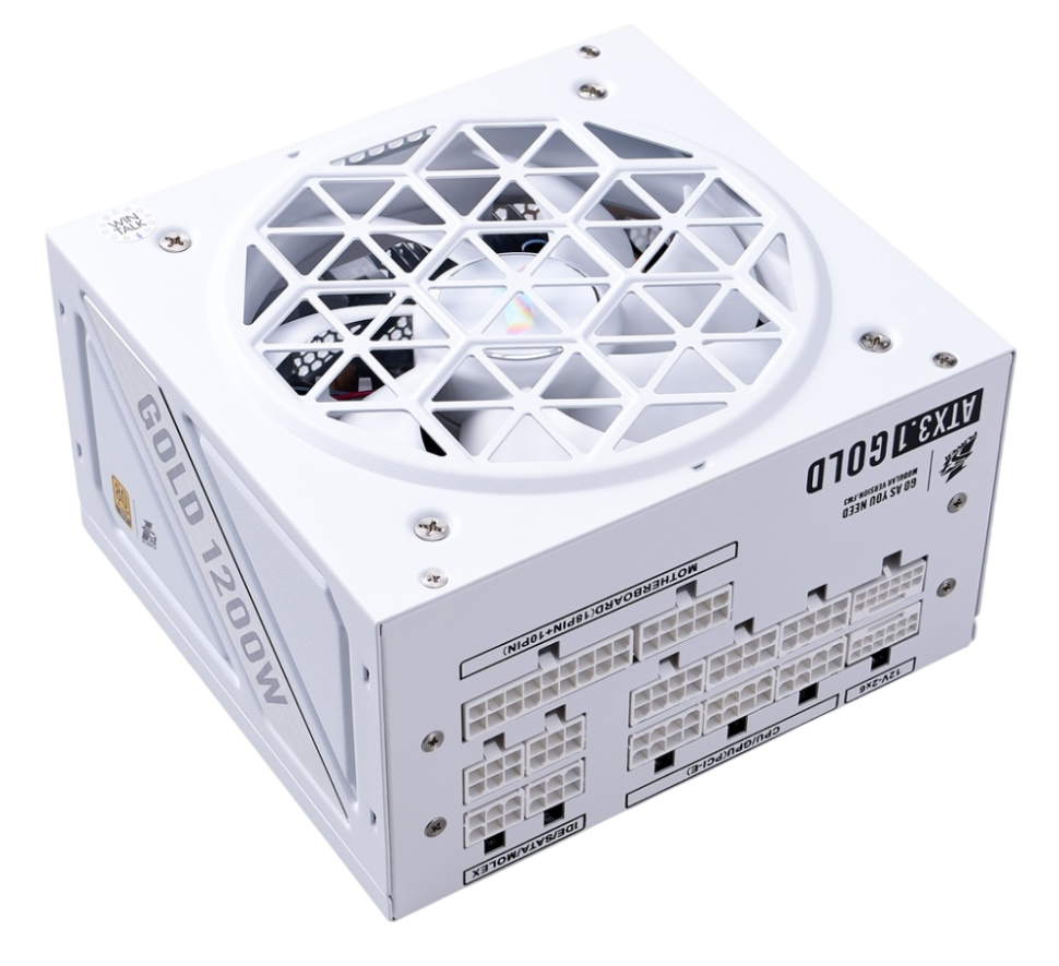 Блок питания 1STPLAYER 1200W NGDP GOLD White (HA-1200BA4-WH) 16 Pin (PCIe 5.1 Connector Cable Details)