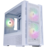 Компьютерный корпус 1STPLAYER AU6 ARGB White (AU6-WH-2FA7-14-W-2FA7R-W-1FA7-W)