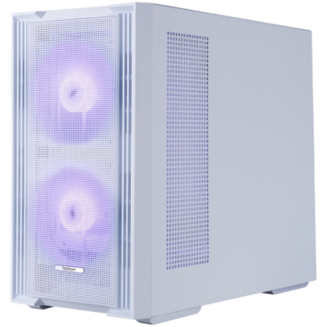 Компьютерный корпус 1STPLAYER AU6 ARGB White (AU6-WH-2FA7-14-W-2FA7R-W-1FA7-W)