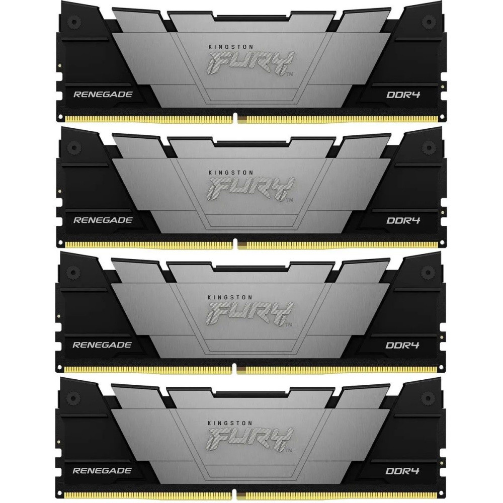 Оперативная память 32 Gb 3200 MHz Kingston FURY Renegade Black/Gray (KF432C16RB2K4/32)