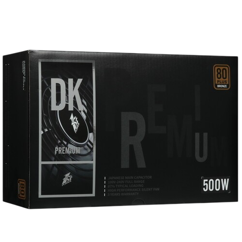 Блок питания 1STPLAYER 500W DK PREMIUM Black (PS-500AX)