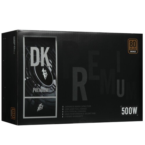 Блок питания 1STPLAYER 500W DK PREMIUM Black (PS-500AX)