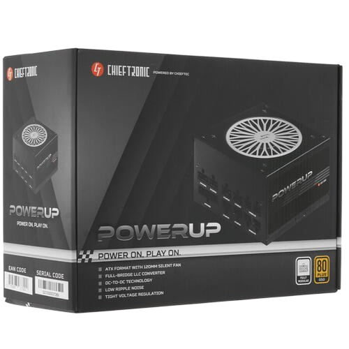 Блок питания Chieftec 850W CHIEFTRONIC PowerUp (GPX-850FC)