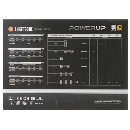 Блок питания Chieftec 850W CHIEFTRONIC GPX-850FC