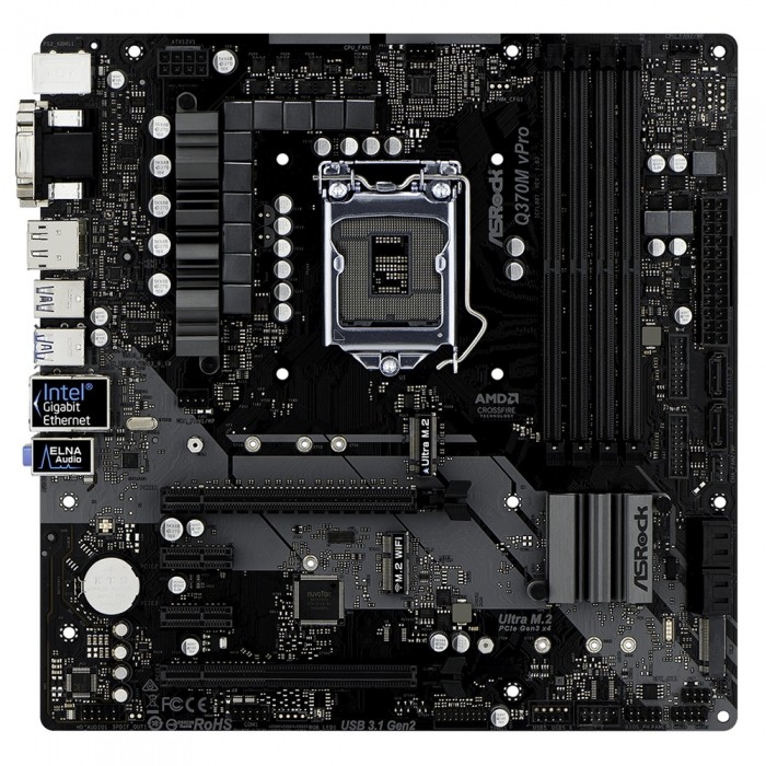 Материнская плата AsRock Q370M VPRO
