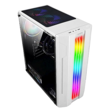 Компьютерный корпус ALSEYE Auro ARGB TG White (AURA) 3.0-W