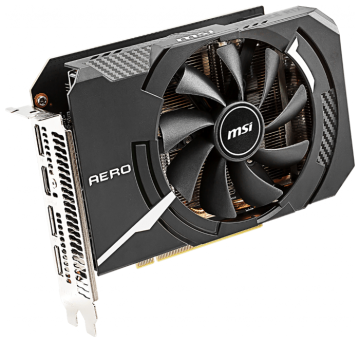 Видеокарта MSI (RTX 2060 AERO ITX 6G OC) GeForce RTX 2060 1710MHz PCI-E 3.0 6144MB 14000MHz 192 bit 3xDisplayPort HDMI HDCP AERO ITX OC