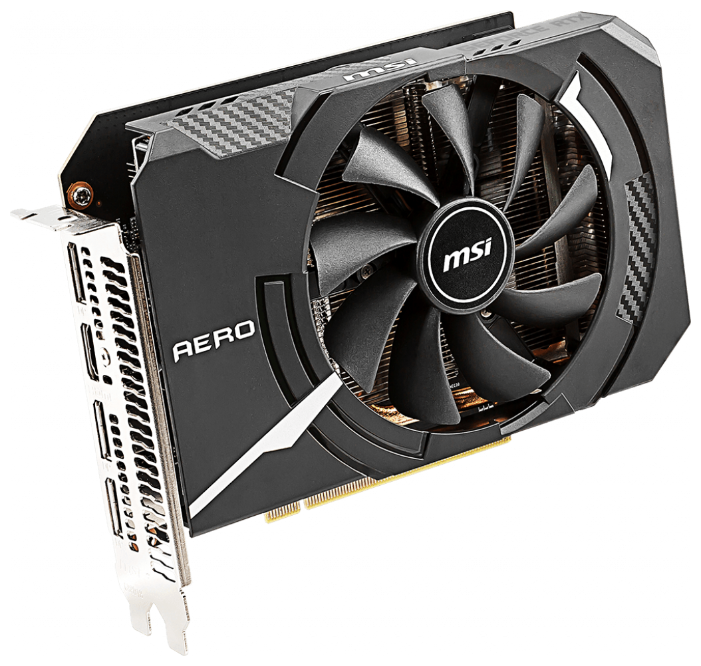 Видеокарта MSI (RTX 2060 AERO ITX 6G OC) GeForce RTX 2060 1710MHz PCI-E 3.0 6144MB 14000MHz 192 bit 3xDisplayPort HDMI HDCP AERO ITX OC