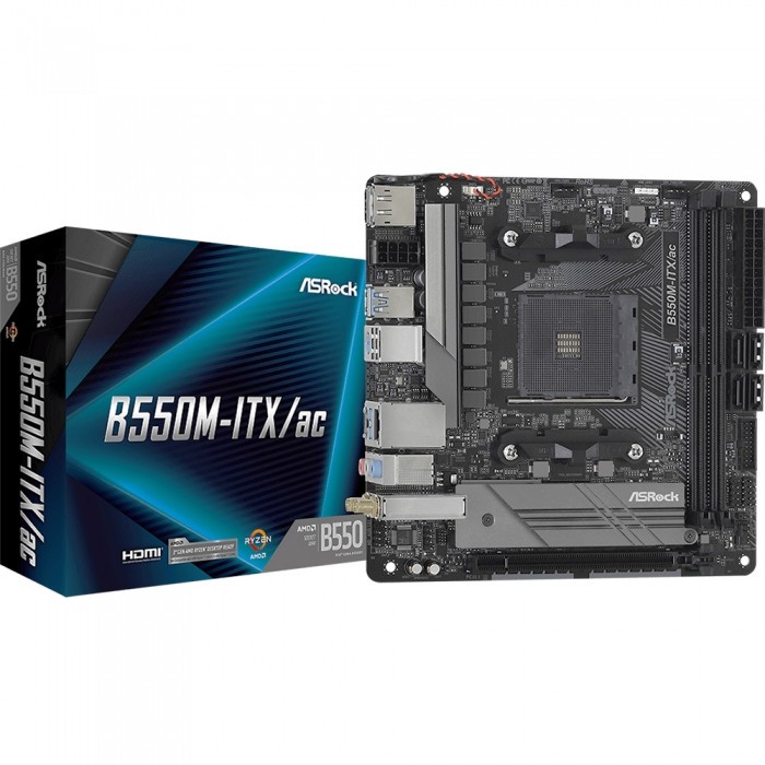 Материнская плата ASRock B550M-ITX/AC
