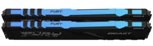 Оперативная память 32 Gb 3200 MHz Kingston FURY Beast RGB XMP Black (KF432C16BB12AK2/32)