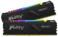 Оперативная память 32 Gb 3200 MHz Kingston FURY Beast RGB XMP Black (KF432C16BB12AK2/32)