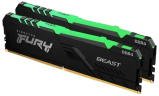 Оперативная память 32 Gb 3200 MHz Kingston FURY Beast RGB XMP Black (KF432C16BB12AK2/32)