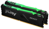 Оперативная память 32 Gb 3200 MHz Kingston FURY Beast RGB XMP Black (KF432C16BB12AK2/32)