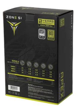 Блок питания Zone 51 600W Apex 80Plus Bronze (Z51BRZ600BK)