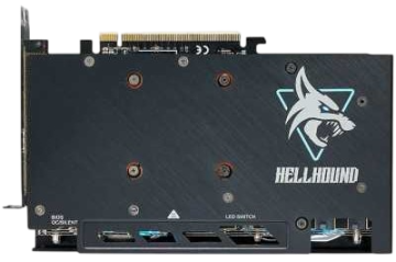 ΠΠΈΠ΄Π΅ΠΎΠΊΠ°ΡΡΠ° PowerColor (RX 7600 XT 16G-L/OC) Radeon RX 7600 XT 16GB Hellhound