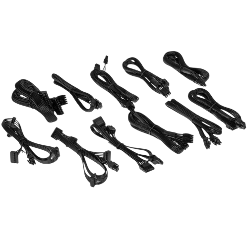 Блок питания ADATA XPG 850W CORE REACTOR II Black (COREREACTORII850G-BKCEU) (PCIe 5.0 Connector Cable Details)