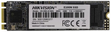 Твердотельный накопитель HIKVISION 256 Gb E100N M.2 HS-SSD-E100N/256G OEM